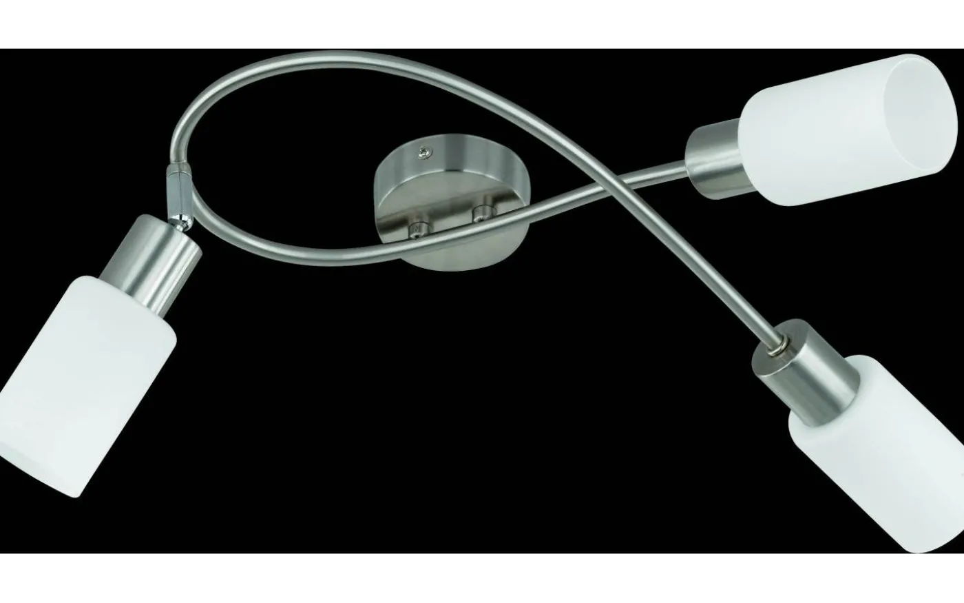 Mars Spotlight 3-delad E14 borstad stål