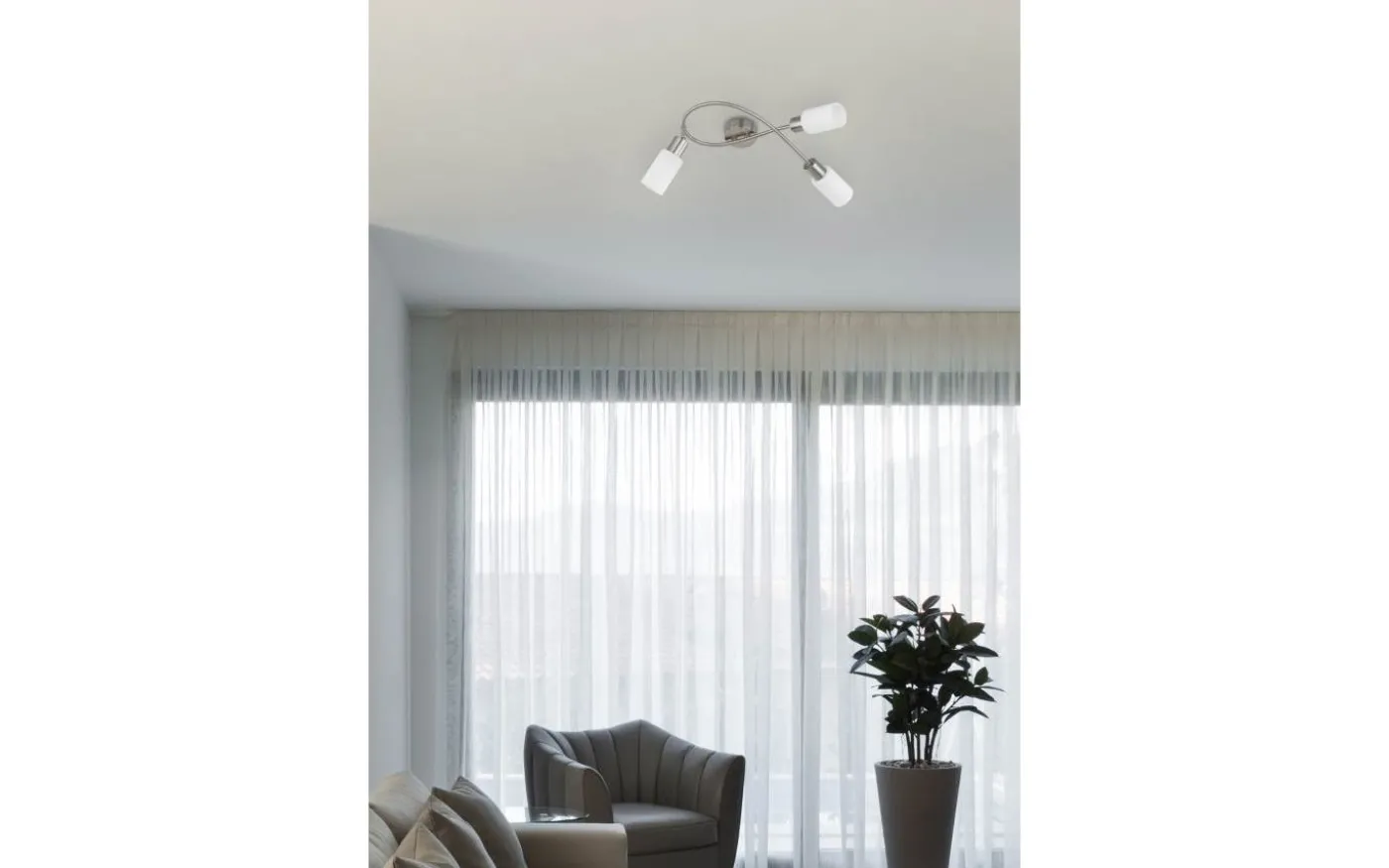 Mars Spotlight 3-delad E14 borstad stål