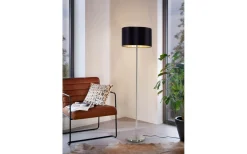 Maserlo Golvlampa 151cm Nickel/Svart