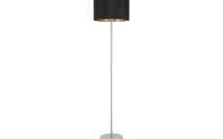 Maserlo Golvlampa 151cm Nickel/Svart