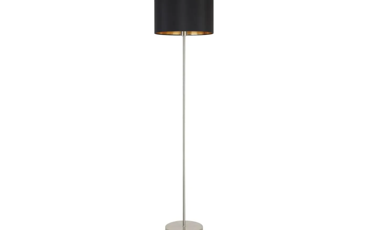 Maserlo Golvlampa 151cm Nickel/Svart