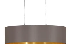 Maserlo Taklampa 78cm Cappuccino/Guld