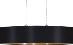 Maserlo Taklampa 100cm Svart/Guld