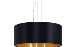 Maserlo Taklampa 53cm Svart/Guld