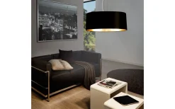 Maserlo Taklampa 53cm Svart/Guld