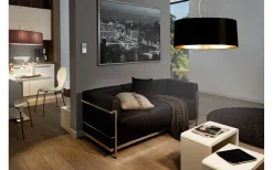 Maserlo Taklampa 53cm Svart/Guld