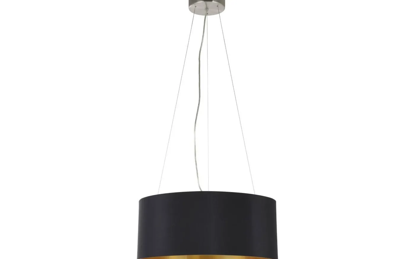 Maserlo Taklampa 53cm Svart/Guld