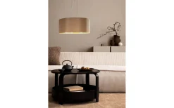 Maserlo Taklampa 53cm Taupe/Guld