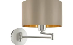 Maserlo Vägglampa Nickel/Taupe