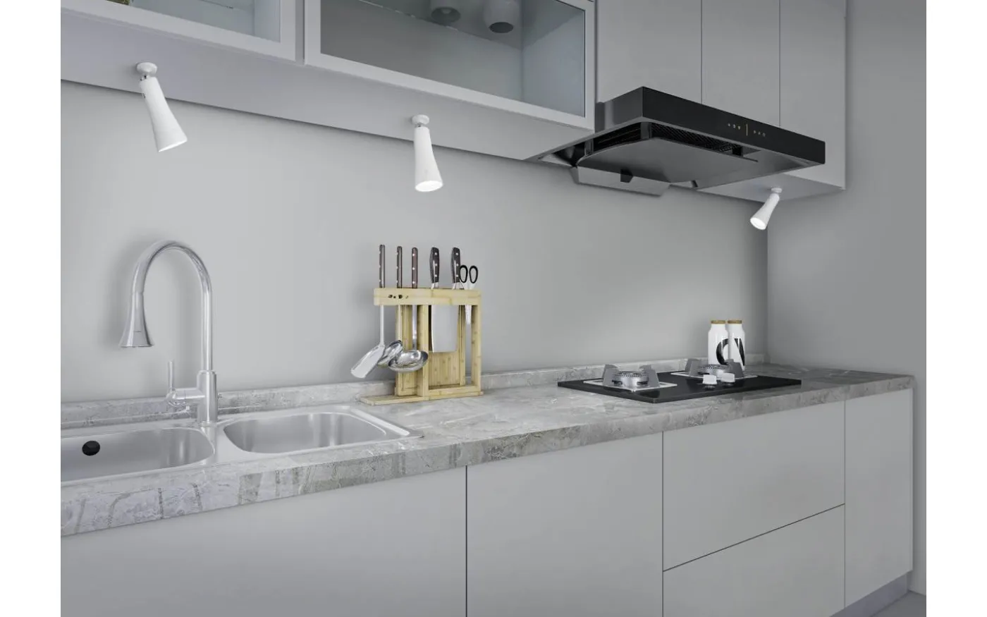 Maxi Bordslampa LED mattvit uppladdningsbar