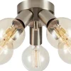 Mazzo Plafond 21cm 5L Satin Nickel