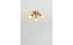 Mazzo Plafond 21cm 3L Satin Nickel