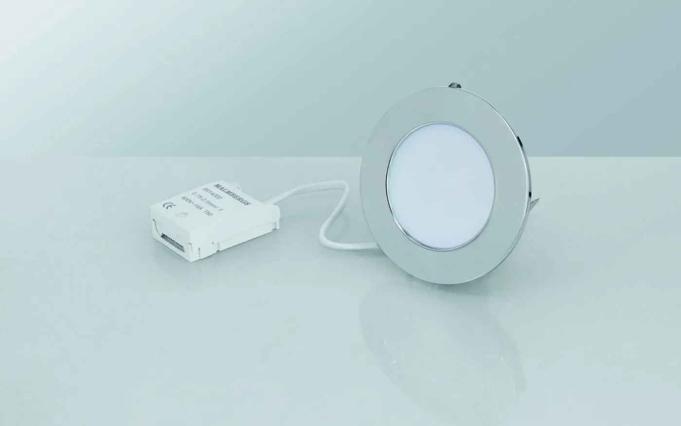 MD-232 Downlight 3000K 10W Krom 230V IP44