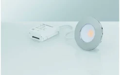 MD-231 Downlight 3000K 3x5W, Krom 230V IP44, 3-Pack