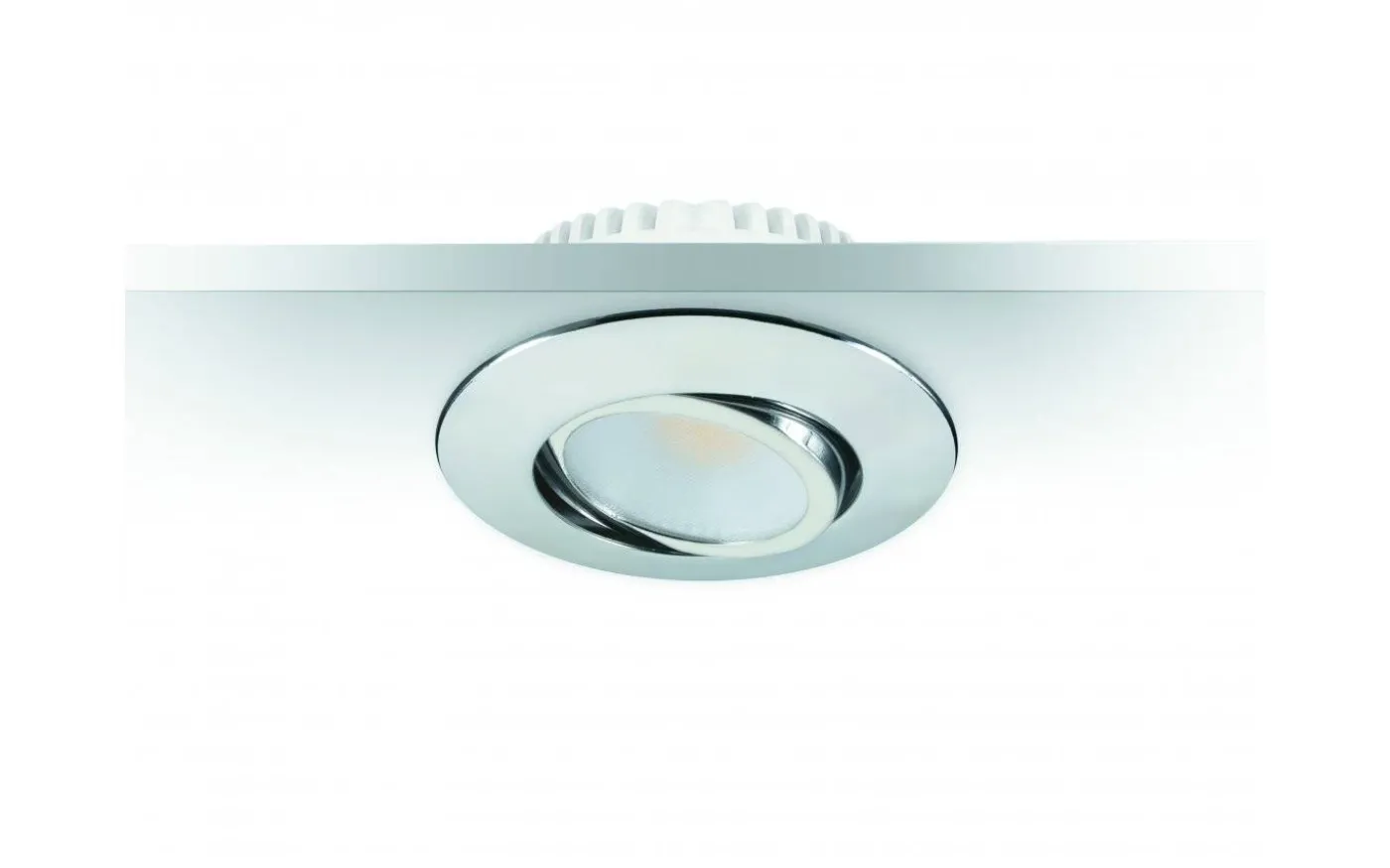 MD-230 Downlight 3000K 3x5W Krom 230V IP44 3-Pack