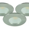 MD-231 Downlight 3000K 3x5W Satin 230V IP44 3-Pack