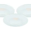 MD-231 Downlight 3000K 3x5W Vit 230V IP44 3-Pack