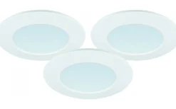 MD-232 Downlight 3000K 3x10W Vit 230V IP44 3-Pack