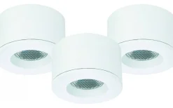 MD-29 Downlightset 2700K 3x1,6W Vit 230V IP44