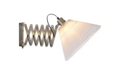 Medina Vägglampa Antikmässing/Vit