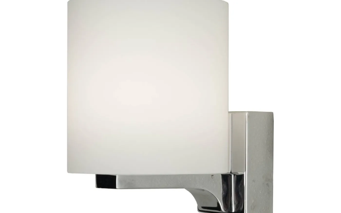 Menfi Vägglampa Krom/Opalvit IP44