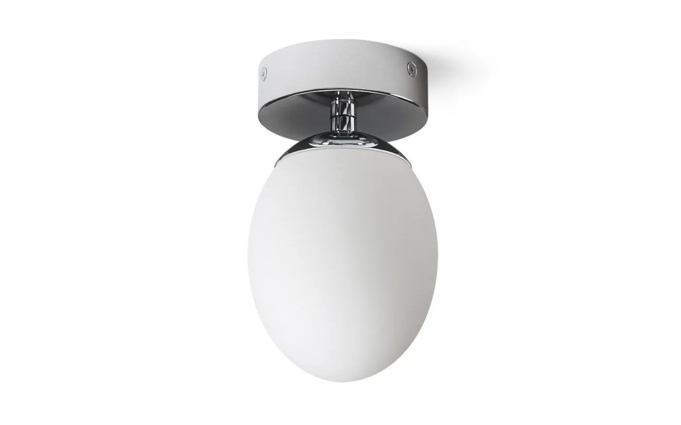 Meringue Plafond 11cm Opal/Krom IP44