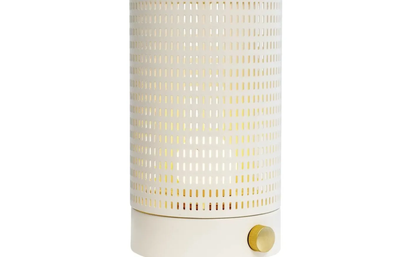 Mesh Uppladdningsbar Lykta 20cm LED 2700K Vit/Mässing