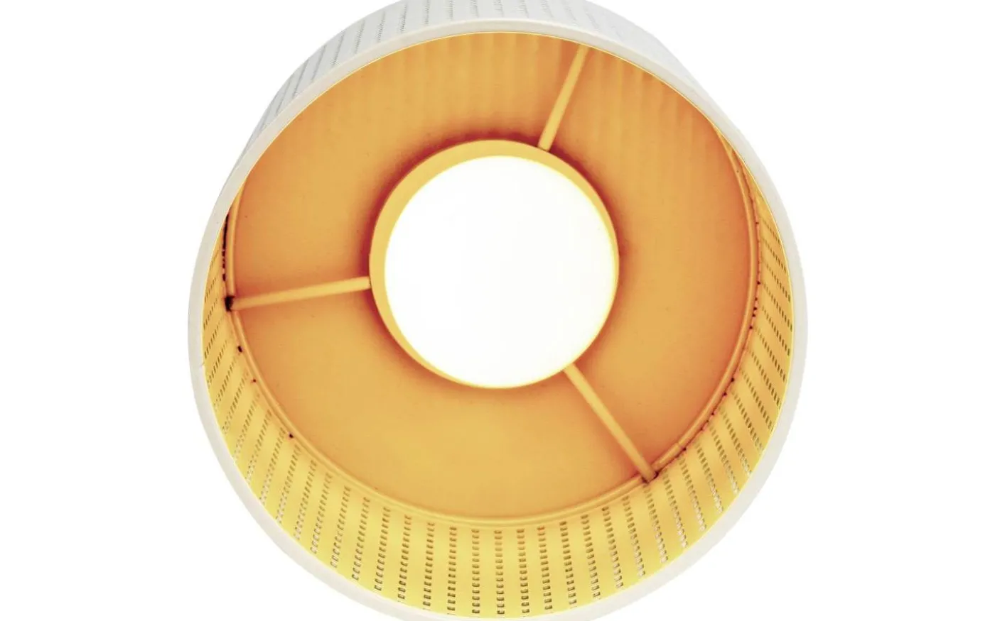 Mesh Uppladdningsbar Lykta 20cm LED 2700K Vit/Mässing