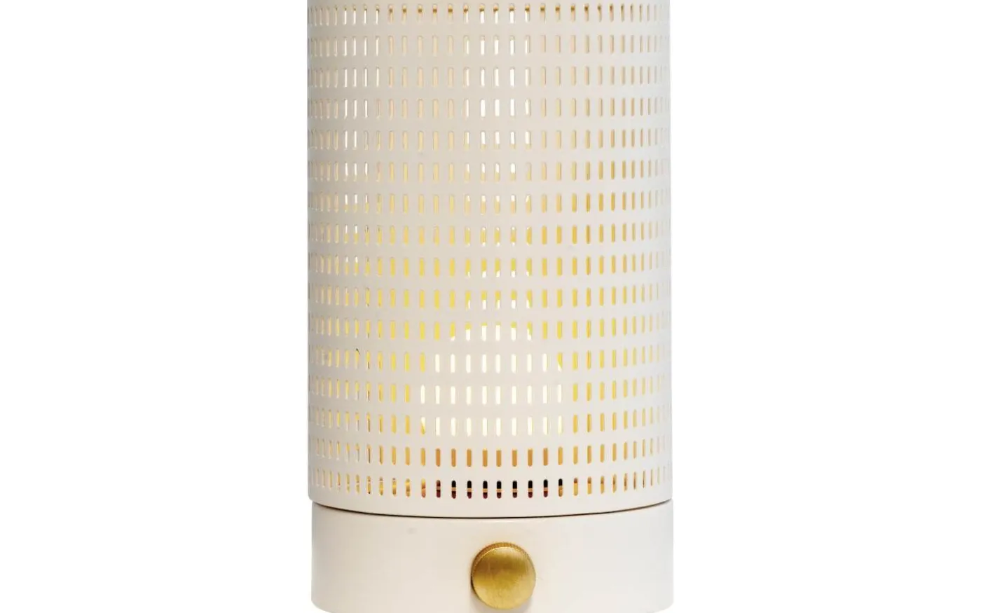 Mesh Uppladdningsbar Lykta 20cm LED 2700K Vit/Mässing