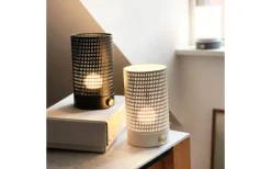 Mesh Uppladdningsbar Lykta 20cm LED 2700K Vit/Mässing