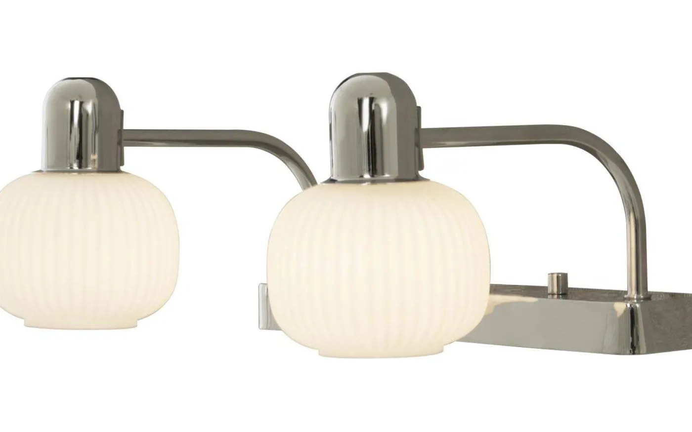 Messina Skåpsbelysning 33cm Krom/Vit IP44