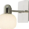 Messina Vägglampa Krom/Vit IP44