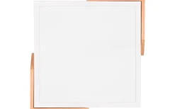 Meta Plafond LED matt vit/trä