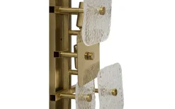 Metro Vägglampa Glas 76cm Guld