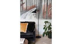 Metropole Golvlampa 1L 150cm Svart