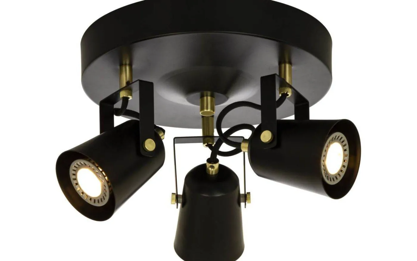 Metz Takspotlight 25cm 3L Svart/Matt Mässing