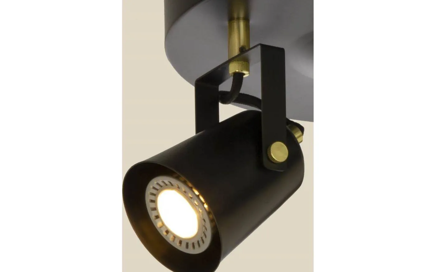 Metz Takspotlight 25cm 3L Svart/Matt Mässing