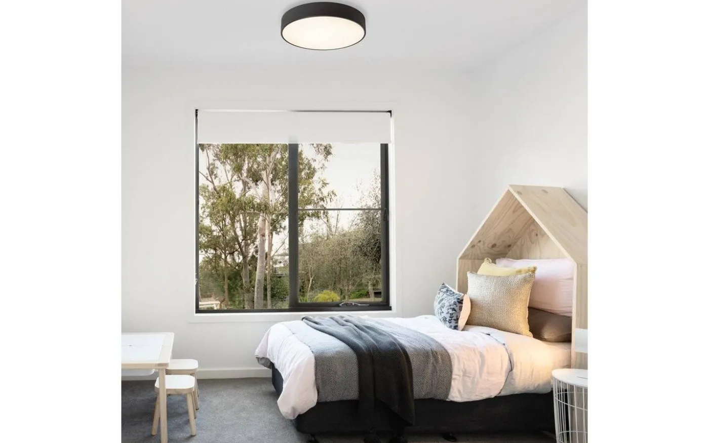 Mezzo Plafond 60cm LED 60W 3000K Svart