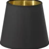 Mia Lampskärm Ø17cm Svart/Guld