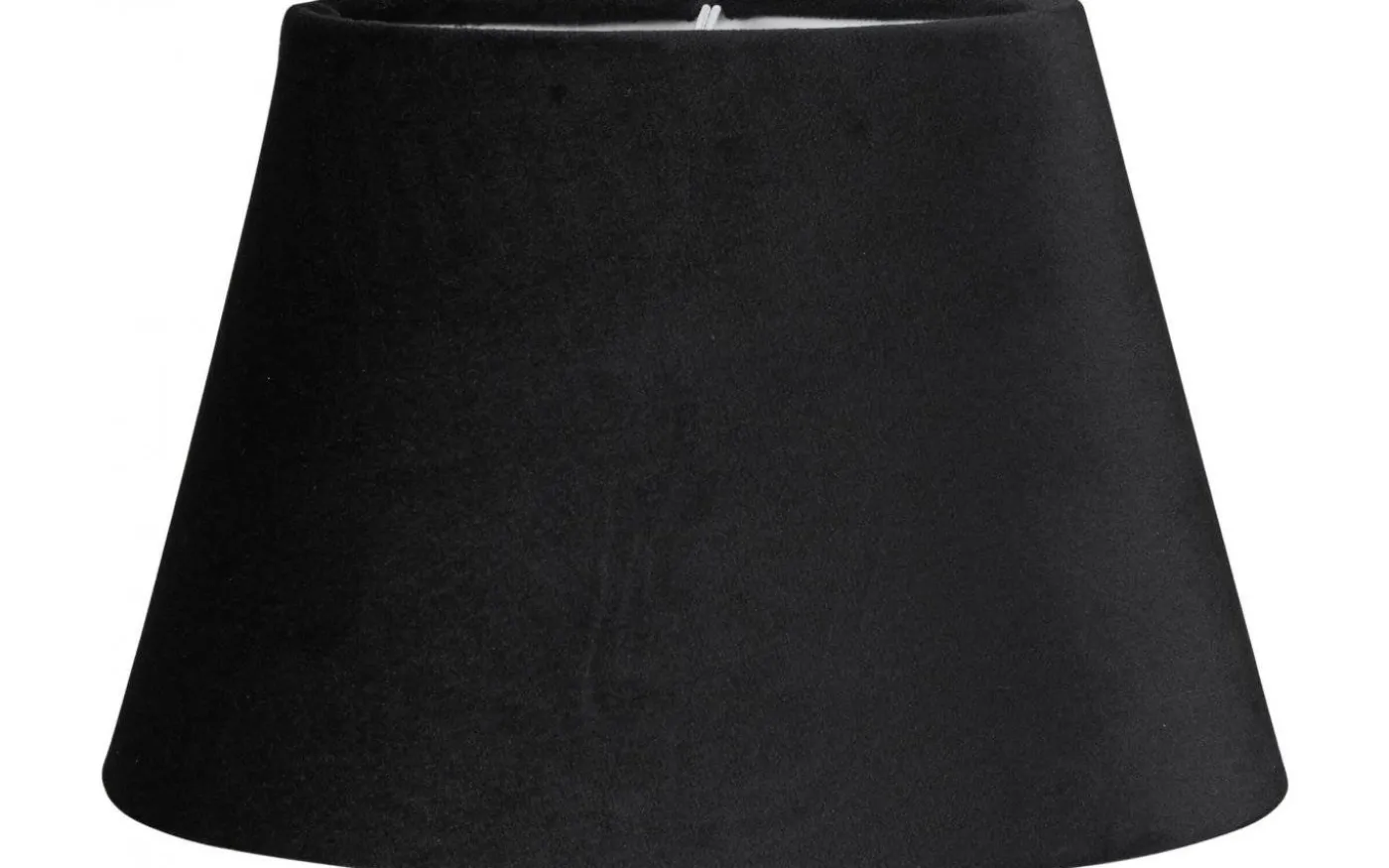 Mia Lampskärm Oval Liten Svart