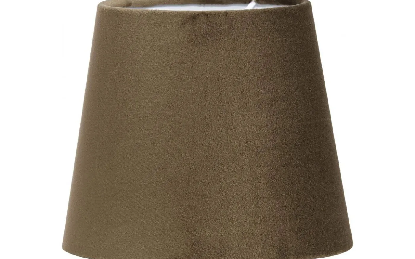 Mia Lampskärm Sammet Ø24cm Brun