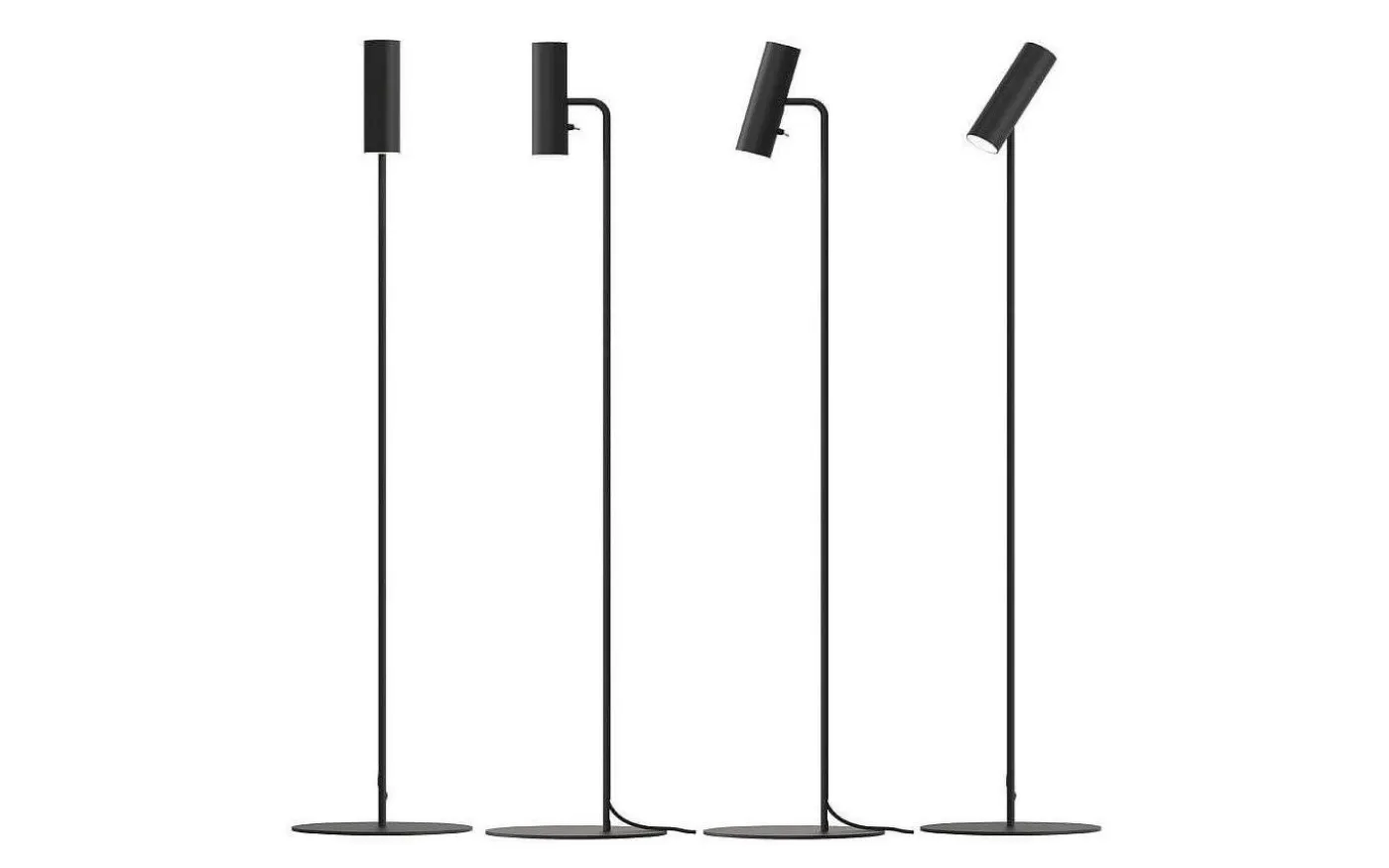 Mib 6 Golvlampa 140cm Svart