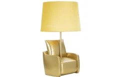 Midcentury Bordslampa 46cm Gul