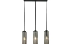 Miella Taklampa 3L 52cm Rökfärgad