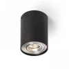 Milano I Takspotlight 9,5cm Svart/Aluminium