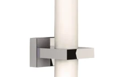 Milazzo Vägglampa Krom/Opalvit IP44