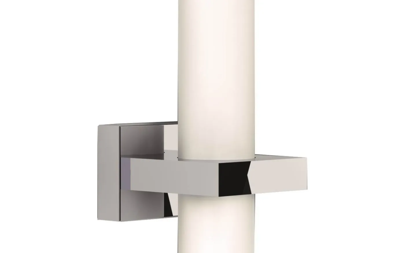 Milazzo Vägglampa Krom/Opalvit IP44