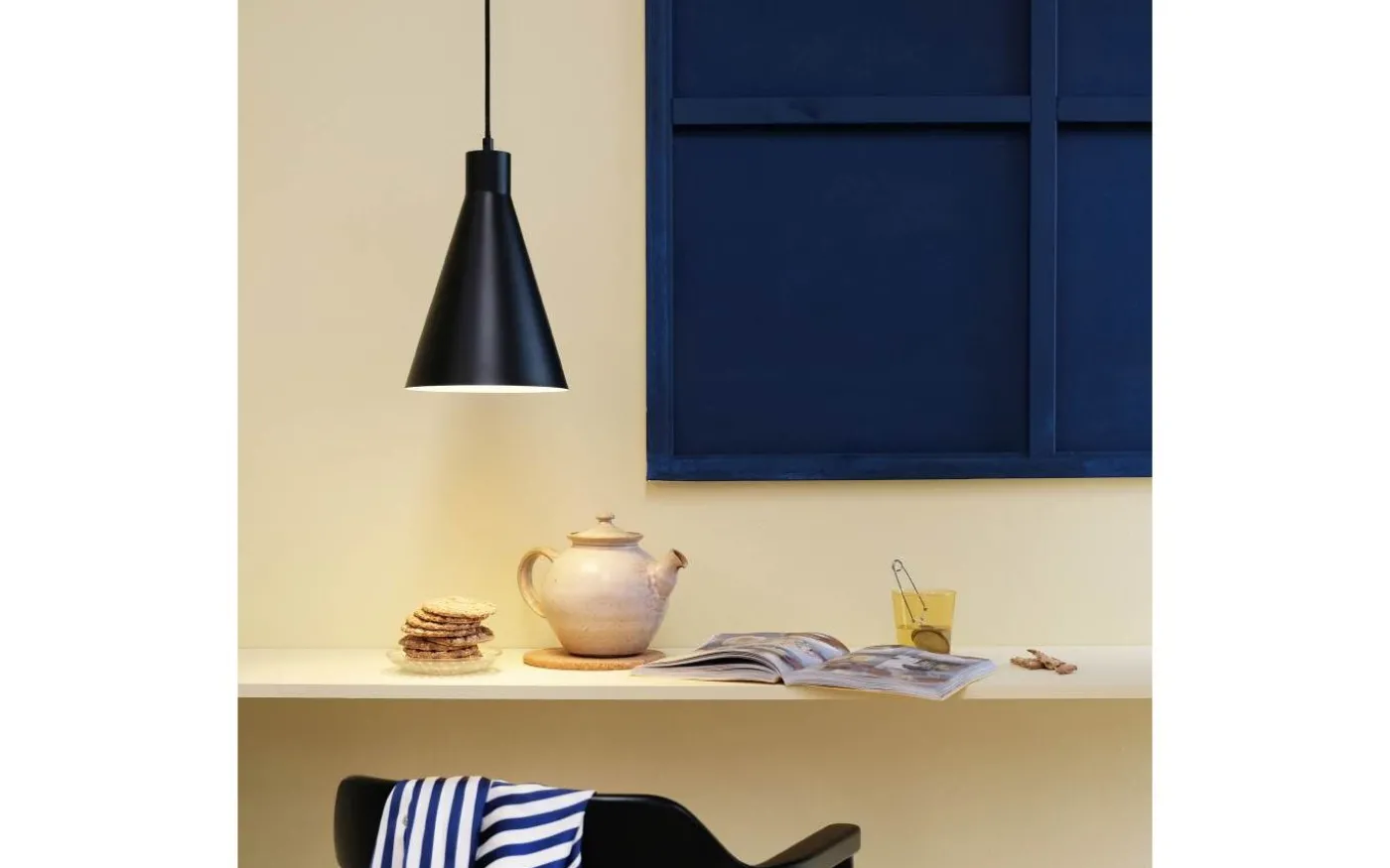 Miles Fönsterlampa 20cm Svart