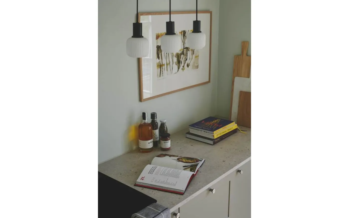 Milford Mini Taklampa 3L 52cm Svart