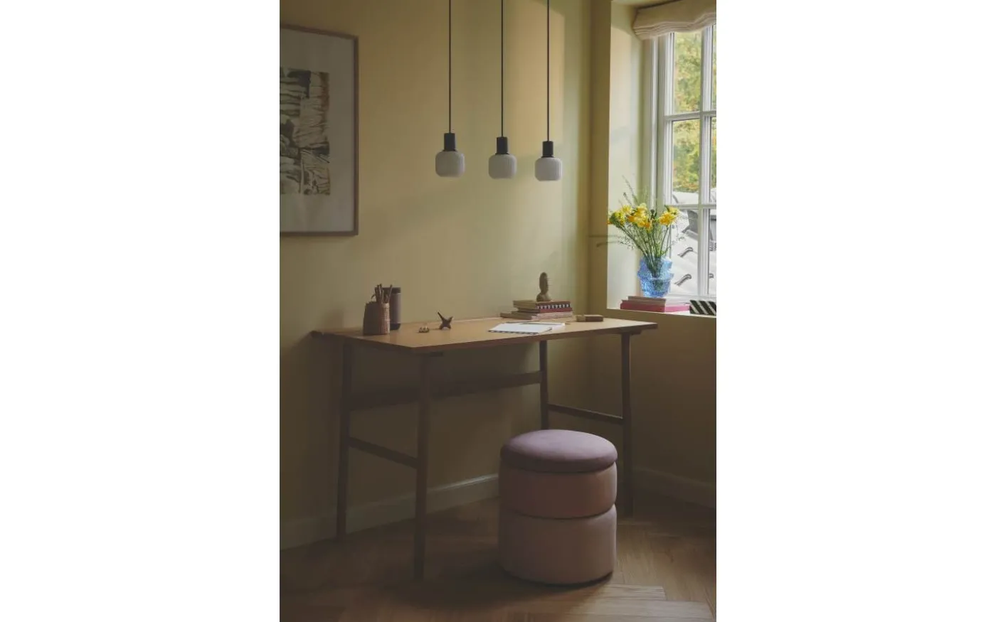 Milford Mini Taklampa 3L 52cm Svart